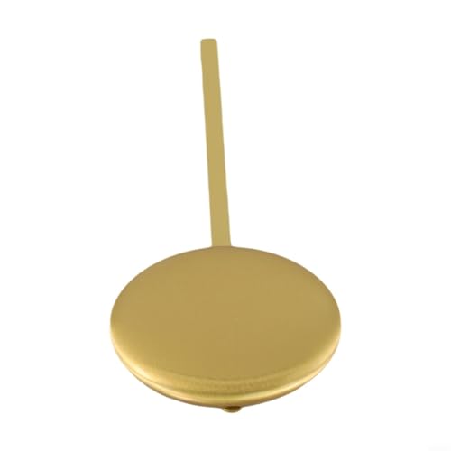 Reemplazo de péndulo de movimiento de cuarzo con columpio de metal dorado para mecanismos de reloj de pared, adecuado para proyectos de bricolaje y decoración moderna del hogar (longitud 150 mm)