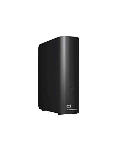 WD 18 TB Elements Hard Disk Esterno per Desktop, USB 3.1 Gen 1, Ideale per espandere facilmente lo spazio di archiviazione e conservare foto, musica, video e file importanti, Nero