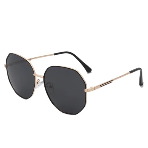 Lunettes de soleil rétro homme femme monture métallique dégradée protection UV Style 4
