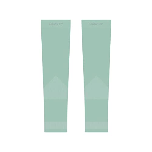 Solar Mangas del Brazo Compresión Cubierta de la Manga de enfriamiento con Orificio para el Pulgar para Ciclismo Conducir Correr Montar Diademas Deportivas para Niñas De Fútbol (Green, One Size) Cover