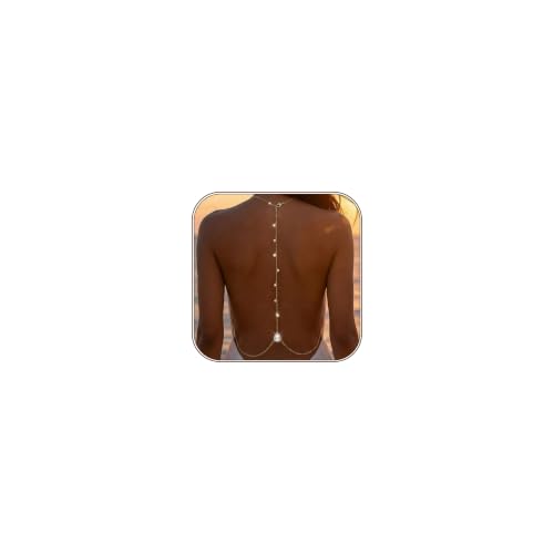 Gold Body Chain for Women Adjustable Layered Beach Bikini Jewelry