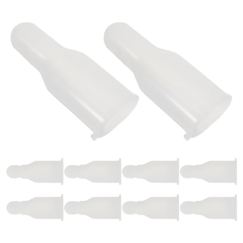 Tapas de hueso de paraguas sin costuras de 10x6 mm con instalación sencilla y fijación estable