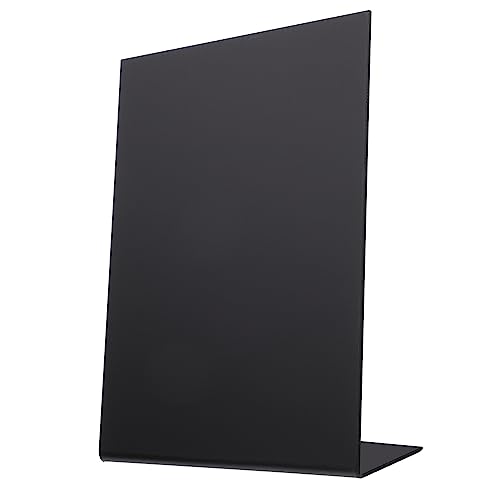 ERINGOGO Mini Acrylic Blackboard Chalkboard Signs for Party Bar Restaurant Decor (Black)