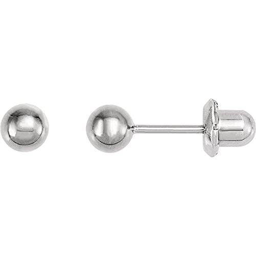 Titanium Ball Piercing Earrings Pair in 3mm - Hypoallergenic For Sensitive Ears