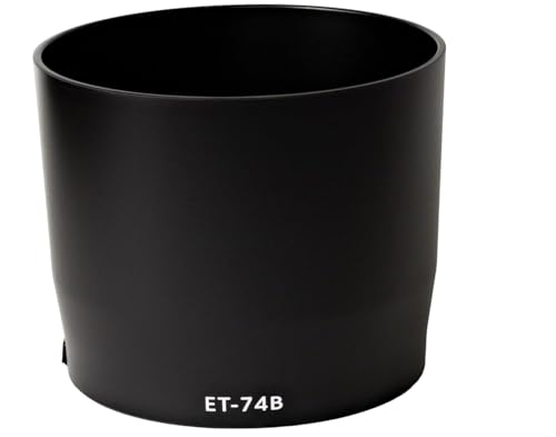 Repuesto Parasol para Cámaras ET 74B | Parasol 67mm para Lentes de Cámara, Compatible con Canon RF 100 400 mm f/5.6 8 IS USM y Canon EF 70 300 mm f/4 5.6 IS USM