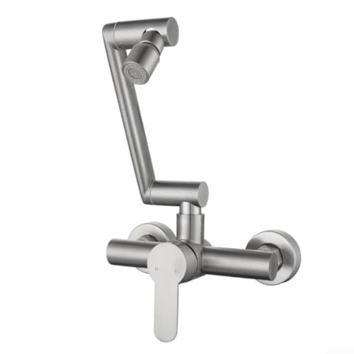 Grifo giratorio de acero inoxidable para un fácil acceso en la cocina y el baño