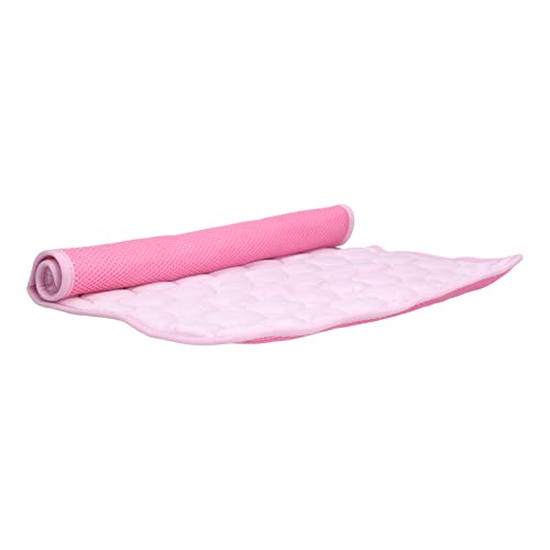 lvifloae Pet Cooling Pad Breathable Foldable Pet Self Cooling Blanket Pad for Dogs Big and Small Enjoy Cooling for Small, Medium and Large Dogs and Cats (50x40cm) (M(60 * 50cm))