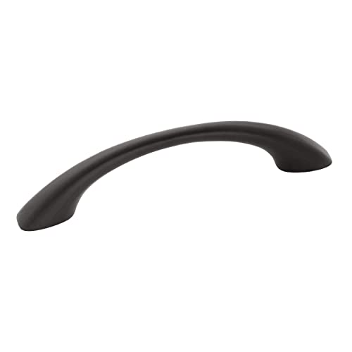 Amerock | Cabinet Pull | Matte Black | 3-3/4 inch (96 mm) Center to Center | Vaile | 1 Pack | Drawer...