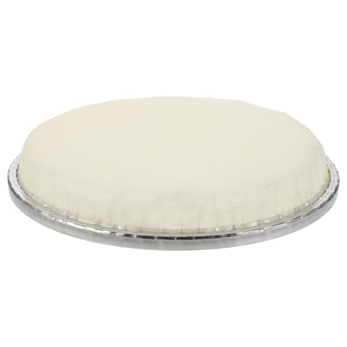 ibasenice Parche de Piel para Djembé Africano de 8 Pulgadas, Repuesto Resistente al Desgaste, Accesorio de Percusión para Tambores de Mano, Cubiertas de Cabeza de Instrumento, Reemplazo