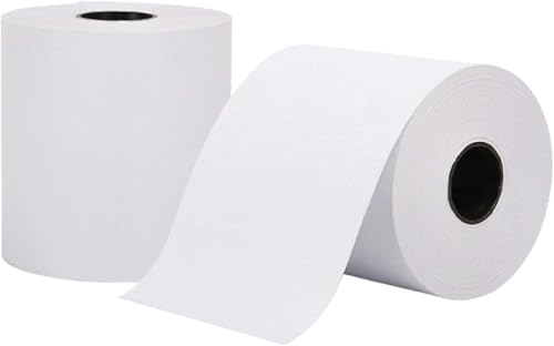 JZ Planet 5X Thermal Paper Rolls – 8x8cm Receipt Paper Made from Pure Wood Pulp – BPA-Free, Jam-Free, Fade-Resistant POS Paper – Compatible with Most Thermal Printers & Cash Registers
