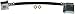 Dorman H621615 Rear Driver Side Brake Hydraulic Hose Compatible with Select Ford Models