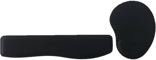 Kit Apoio Teclado + Mouse Pad Ergonômico Confortavel
