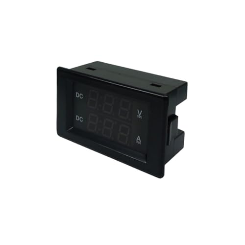 NHJLFKSA 2線 DC 電圧計 電流計 DC 5-100V DC0-200A 電流テスター LED デジタルパネル アンペアメーター ボルト アンプ テスター アンペアメーター