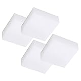 Alipis Almohadillas de Espuma para Fieltrar Aguja 15X15X5 CM 4 Piezas Tapete Compacto de Fieltro de Lana Blanco para Manualidades DIY y Trabajos de Costura