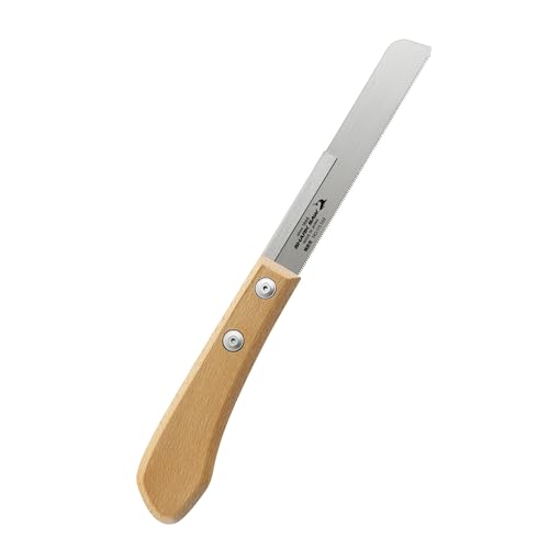 儀(Takagi) シャークソー クラフト鋸 精密用 片刃 刃渡り 125mm コンパクトサイズ 防サビ クリアコート 鋸 のこぎり 2種の鋸目 使いやすい アサリあり アサリなし ダボ切り 木ダボ 一般木材 精密加工 細工 切断作業 日本製 高儀