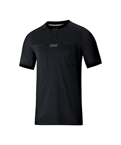 JAKO Herren Schiedsrichter-Trikot (Kurzarm), Schwarz, XS