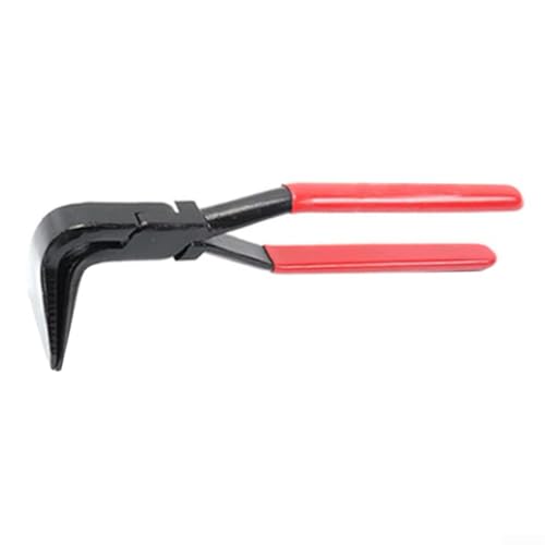 Yuanpgky Kit de alicates para doblar chapa, 3 tipos: mandíbulas rectas, 45° y 90°, acero de alto carbono, agarre antideslizante, para automoción, 270 mm de longitud (90°)