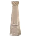 Patio Heater Cover with Zipper, Outdoor Pyramid Stand Up Patio Heater Covers Wateproof 22''L x 22''W x 89''H