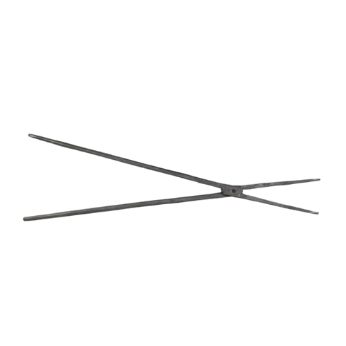 ULTECHNOVO Pinza in Acciaio Per Raccogliere La Spazzatura Pinza in Metallo Per Esterni Per Combustibile Per Pulizia