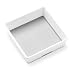 MadeSmart Housewares- White Bin-6.8x6.8x2.1-ZR29066