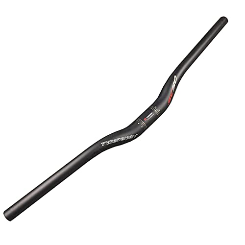 Guidon VTT carbone 31.8mm cintre rehaussé pour vélo de route et course