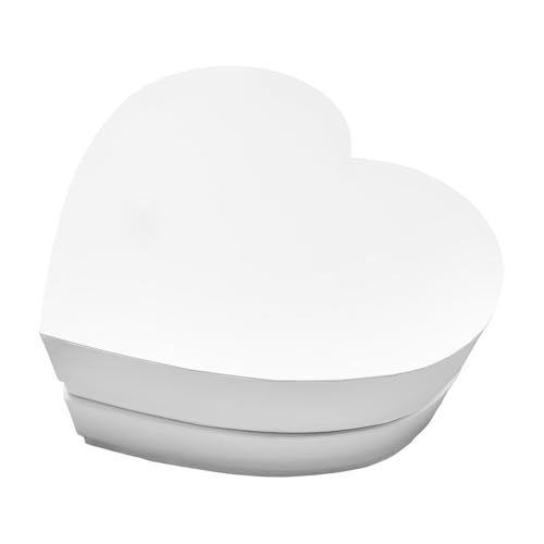 Empty Heart Shaped Gift Box Strawberry Packaging(2pcwhite)