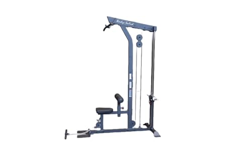 Image of Body-Solid (GLM85B Pro LAT Machine Sculpt a Stronger, Space-Saving and Back Exercise Weight Machine Home Gym Equipment