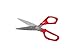 Milwaukee 48-22-4041 Iron Carbide Core Large-Looped Straight Jobsite Scissors w/ Onboard Ruler Markings and Index Finger Groove