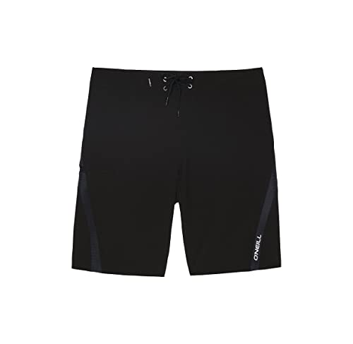 Image of O'NEILL Men's 21 inch Hyperfreak Divergent Boardshorts -Water Resistant Trunks for Men with Quick Dry Stretch Fabric and Pockets