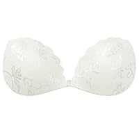 Robe Femme Soutien Gorge Grande Taille Cache Tetons Reutilisable Bout De Sein pour Mariée Nipple Cover Teton Remonte Adhesif Nue Prothese Mammaire Silicone sans Bretelles Boob Tape,b-Blanc