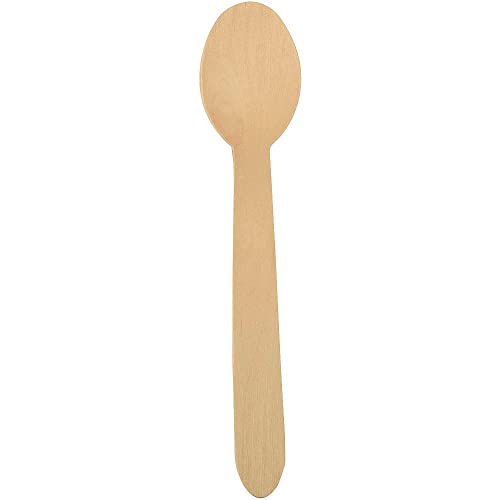 PAPSTAR 500 Spoons Pure Wood 15.7 cm