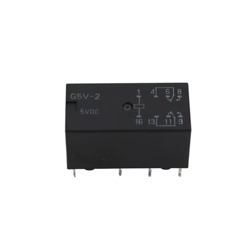 Relais G5V-2 DC5V DPDT 8 broches pour circuit imprimé en lot de 10 pièces