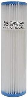 IPW Industries Inc-Unicel (T-0497-20-B) 9.75"x2.75" Pleated Polypropylene 4 Sq. Ft 20 Micron Filter