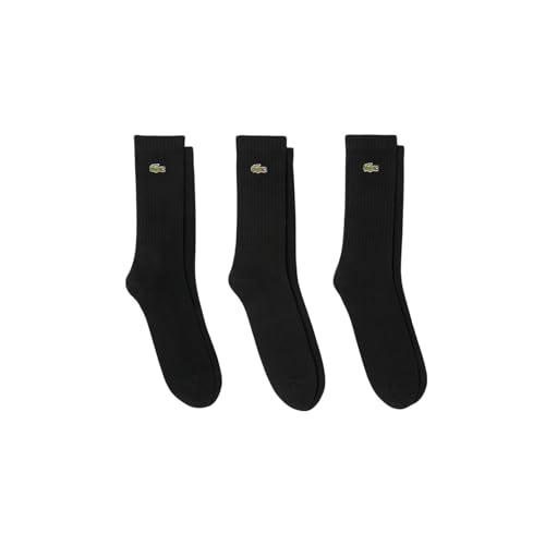 Lacoste Men's 3-Pack Jersey Tube Socks