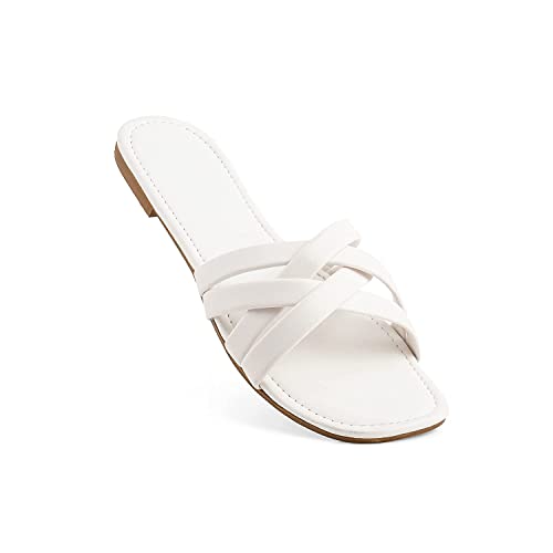 Image of Nowry Women Stylish Flats Fashion Sandal For Party & Wedding /Casual Flat Sandals For Women's & Girls