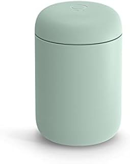 Fellow Carter Everywhere Travel Mug - Wide Mouth Vacuum-Insulated Stainless Steel Coffee and Tea Tumbler with Ceramic Interior, Matte Black, 12 oz Cup