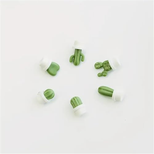 6 Imánes decorativos cactus para refrigerador miniatura 4
