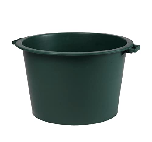 EDA - Baquet Rond 75 L - Seau en Plastique - Ø 60 x H 38 cm - Vert