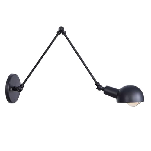 Applique murale extensible industrielle vintage rétro à bras long, mural applique rétro en métal E27, pour couloir, salon, chambre à coucher, restaurant