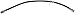 Dorman H621268 Front Passenger Side Brake Hydraulic Hose Compatible with Select Mitsubishi Models