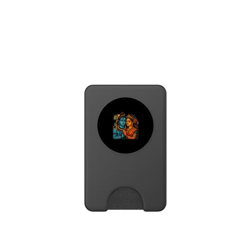 Seigneur Shiva Durga Dieu Hindou Mahadeva Déesse Parvati PopSockets PopWallet pour MagSafe – vue 2