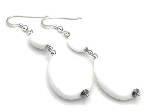 Bijoux agate blanche et argent 925 le cadeau artisanal idéal pour célébrer une femme