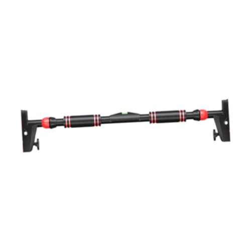 Pull Up Bar Adjustable Chin Up Bar Fitness Pullup Bar Locking System Door Horizontal Bar Body Workout Bar for Back Exercise, 94cm to 125cm