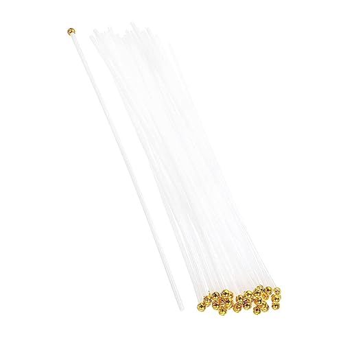 GAROZATION 100pezzi Bastoni Per Bandiere Plastica Flagpoles Stabili Per Eventi e Decorazioni Facile Da Usare e Portatile Per Flag Waving e Display