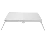 UPKOCH Mesa Mini Portátil para Camping y Picnic Resistente al Ligera y para Senderismo y Exteriores para Actividades