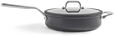 Misen 3 QT Nonstick Sauté Pan with Lid - Deep Frying Pan - Large Nonstick Frying Pan