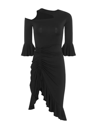 Robe de danse lyrique et bal classique de haute qualité asymétrique