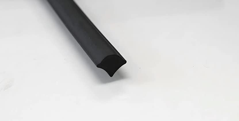 Window Locking Gasket Key, Mates up with Dual Piece Locking Gaskets, Dense Santoprene (EPDM + PP) Rubber, (25 ft)