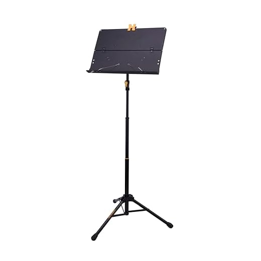 Hercules BS408B PLUS Orchestra Stand, Solid Desk