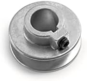 Terre Products - V-Groove/V-Belt Drive Pulley, 2'' Outside Diameter, 3/4" Bore, Die Cast, Z3A Zinc Alloy, Compatible Replacement for Chicago Die Cast 200A